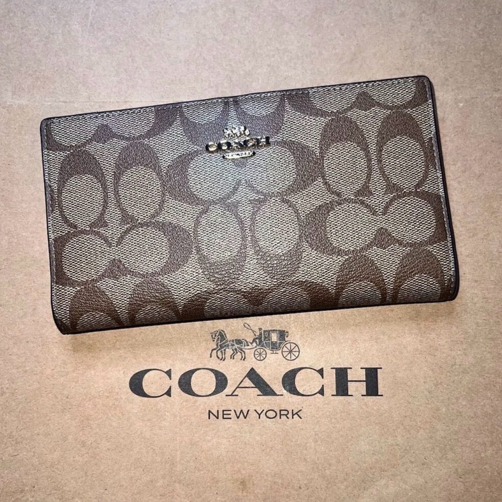 Coach Tan Signature Wallet